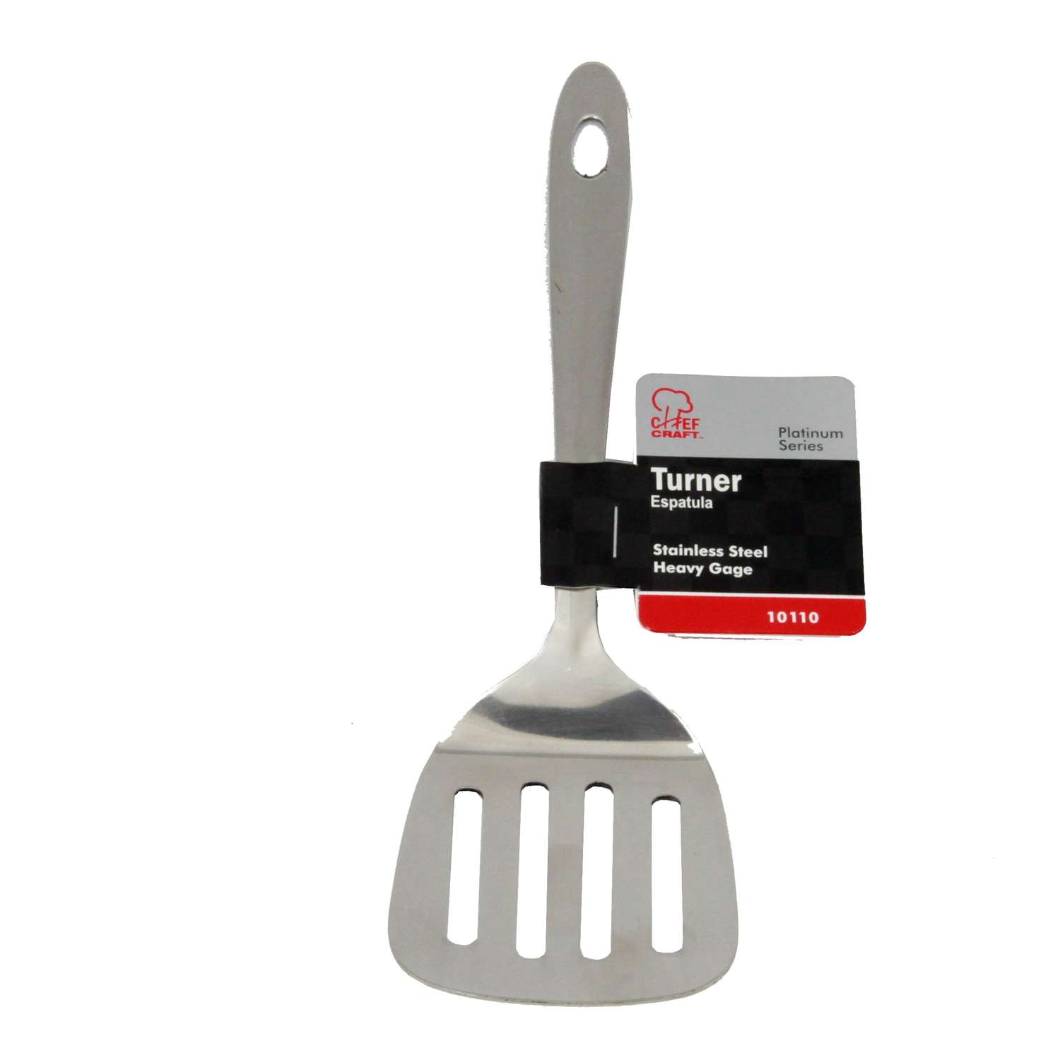 Craft Kitchen Stainless Steel Slotted Turner Spatula with Triple Rivet  Handle 