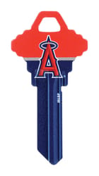 Hillman Los Angeles Angels Painted Key House/Office Universal Key Blank Single