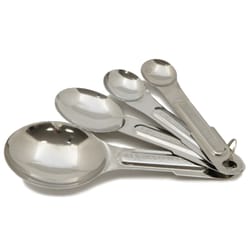 Chef Craft Stainless Steel Silver Measuring Set