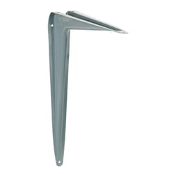 Hampton Gray Steel Shelf Support 18 Ga. 12 in. L 100 lb