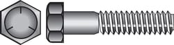 HILLMAN 3/8 in. D X 8 in. L Heat Treated Zinc Steel Hex Head Cap Screw 50 pk