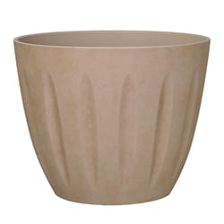 L&G Solutions 10 in. H X 12 in. W X 12 in. D X 12 in. D Polyresin Spritzer Planter Terracotta