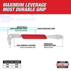 Milwaukee 9 in. Finish Nail Puller 1 pk