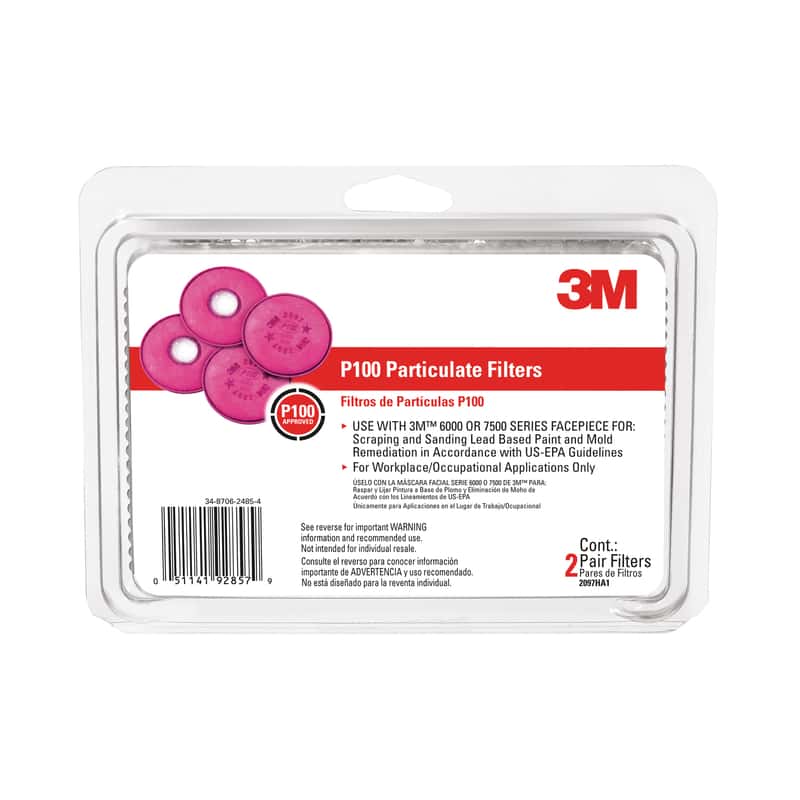 3M P100 Paint Sanding Respirator 6000Series Ace Hardware