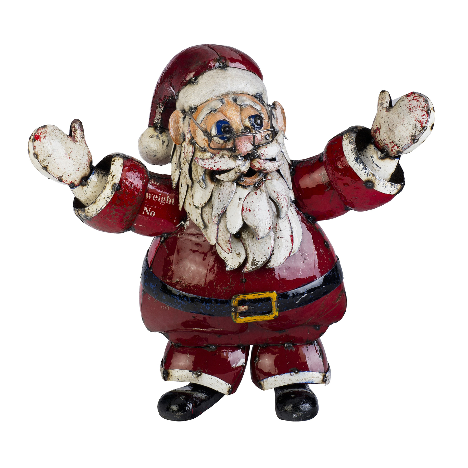 EAN 8936080330343 product image for Think Outside St. Nick Christmas Decoration Red / White Metal 1 pk | upcitemdb.com
