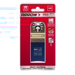 Arrow Pro 1-5/16 in. Bi-Metal Semi-Circle Oscillating Blade Multi-Material 1 pc