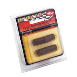 PineCar EZ-Cut Tungsten Weights Brown 2 pc