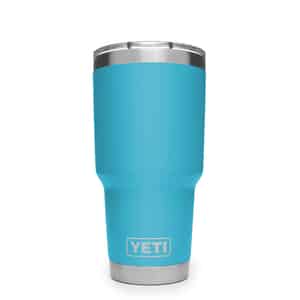 YETI  Rambler  Reef Blue  Stainless Steel  No Sweat  Double Wall Tumbler  BPA Free 30 oz. 