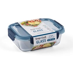 Progressive SnapLock 4.5 cups Blue/Clear Food Container and Lid 1 pk