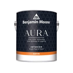 Benjamin Moore Aura Satin Base 3 Paint and Primer Interior 1 gal