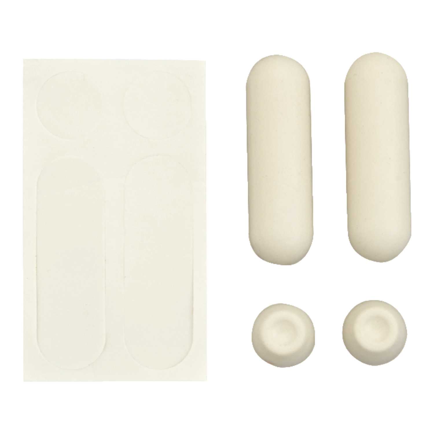 Ace Toilet Seat Bumpers White Plastic Ace Hardware
