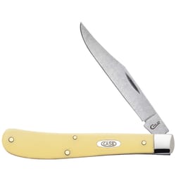 Case Yellow Chrome Vanadium 6 in. Slimline Trapper Knife