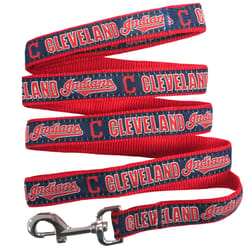 Pets First Team Colors Cleveland Indians Nylon Dog Leash Medium