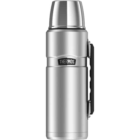 Thermos Vacuum Insulated Compact Beverage Bottle - 16 Oz. - Silver