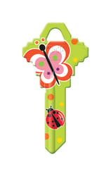 Hy-Ko Ladybug House Key Blank Single sided For Schlage Locks