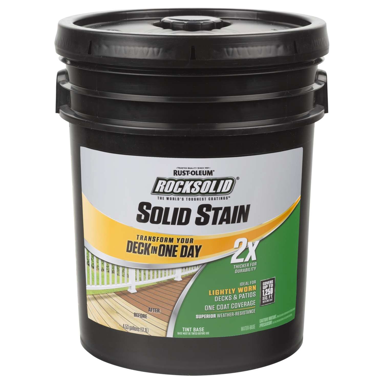 RustOleum RockSolid 2X Solid Tintable Tint Base WaterBased Acrylic