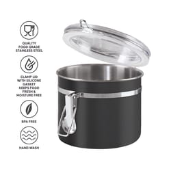 OGGI 26 oz Black Clamp Canister 1 pk