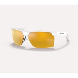 Native Ridge-Runner Unisex Satin Quartz White Frame Bronze Lens Polarized Sunglasses