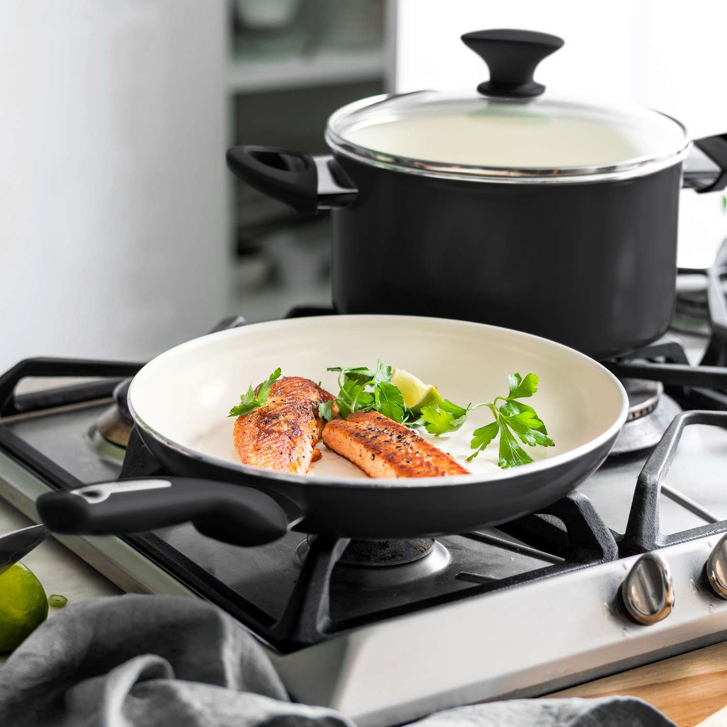Ace Cook Premium Quality Nonstick Healthy Ceramic Coating Frying