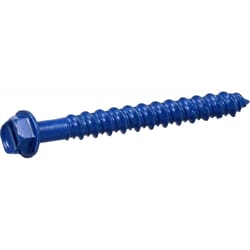 HILLMAN Tapper 1/4 in. D X 2.25 in. L Steel Hex Head Concrete Screw Anchor 100 pk