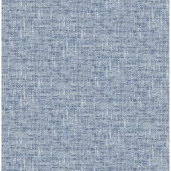 NuWallpaper 20.5 in. W X 18 ft. L Navy Poplin Peel and Stick Wall Decal