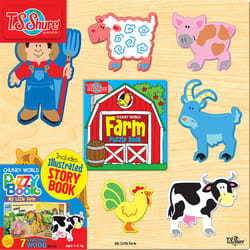 T.S. Shure Chunky World Puzzle Book Multicolor