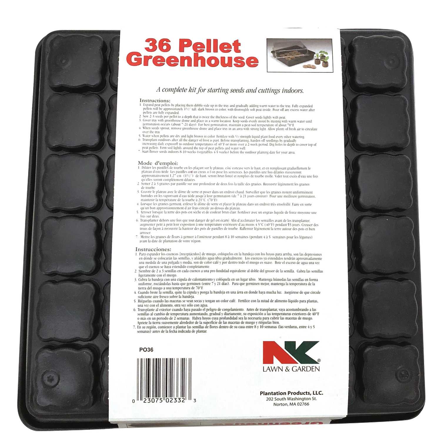 Plantation Products Greenhouse Peat Pellet Tray 1 pk Ace Hardware