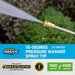 SurfaceMaxx 3.0 Orifice 15-degree Spray Nozzle 4500 psi