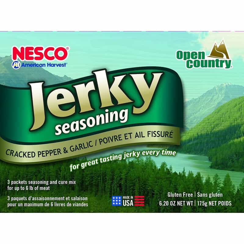 Nesco American Harvest Open Country Assorted 1 Jerky Seasoning/Cure Mix