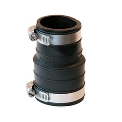 Fernco Schedule 40 1-1/2 in. Socket X 1-1/2 in. D Socket PVC 3 in. Flexible Coupling 1 pk