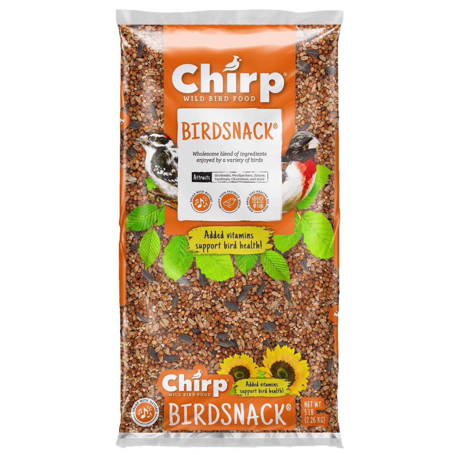 Chirp Birdsnack Wild Bird Sunflower Seeds Wild Bird Food 5 lb Ace