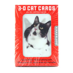 Kikkerland 3-D Cats Playing Cards