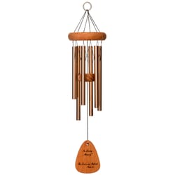 Wind River In Loving Memory Bronze Aluminum/Wood Wind Chime