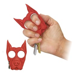 PS Products Red Plastic Defense Keychain