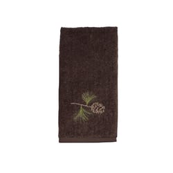 Avanti Linens Pine Branch Mocha Cotton Lodge Fingertip Towel 1 pc