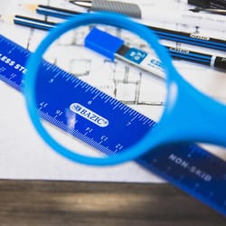 Bazic Products Round 2 Times Magnifier 3 in. W