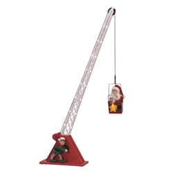 Mr. Christmas LED Santa's Christmas Crane Animated Decor 44 in.