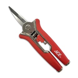 Ace 6 in. Stainless Steel Needle Nose Floral Shear