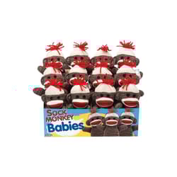 Schylling Sock Monkey Baby Brown