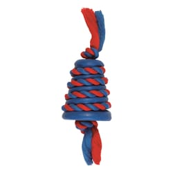 Chomper Assorted Mongoose Rubber Rope Tug and Toss Rubber Dug and Toss Medium