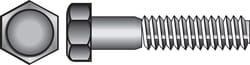 HILLMAN 1/4 in. D X 3 in. L Hot Dipped Galvanized Steel Hex Bolt 100 pk