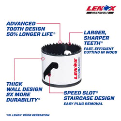 Lenox Speed Slot 2-3/8 in. Bi-Metal Hole Saw 1 pk