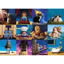 Eurographics Zodiac Cats Jigsaw Puzzle Multicolored 1000 pc