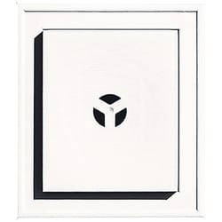 Builders Edge 8 in. H X 1-1/2 in. L Prefinished White Vinyl Mounting Block