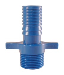 Apollo Blue Twister 1 in. Insert in to X 3/4 in. D MPT Acetal Male Adapter