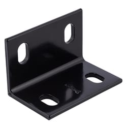 Hampton 4.62 in. H X 3 in. W X 1/4 in. D Black Steel Inside/Outside Brace