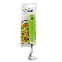 Trudeau Green/Silver Nylon/Stainless Steel Masher