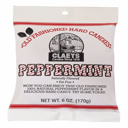 Claeys Old Fashioned Natural Peppermint Hard Candy 6 oz