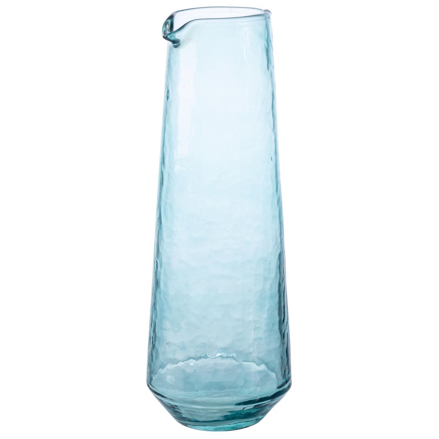Karma Gifts Catalina Teal Glass Pitcher 4.25 in. D 1 pk Sansujyuku sansujyuku.com