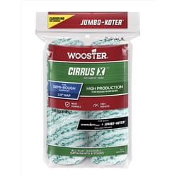 Wooster Jumbo-Koter Polyamide Fabric 4 1/2 in. W X 1/2 in. Trim Roller Refill 2 pk